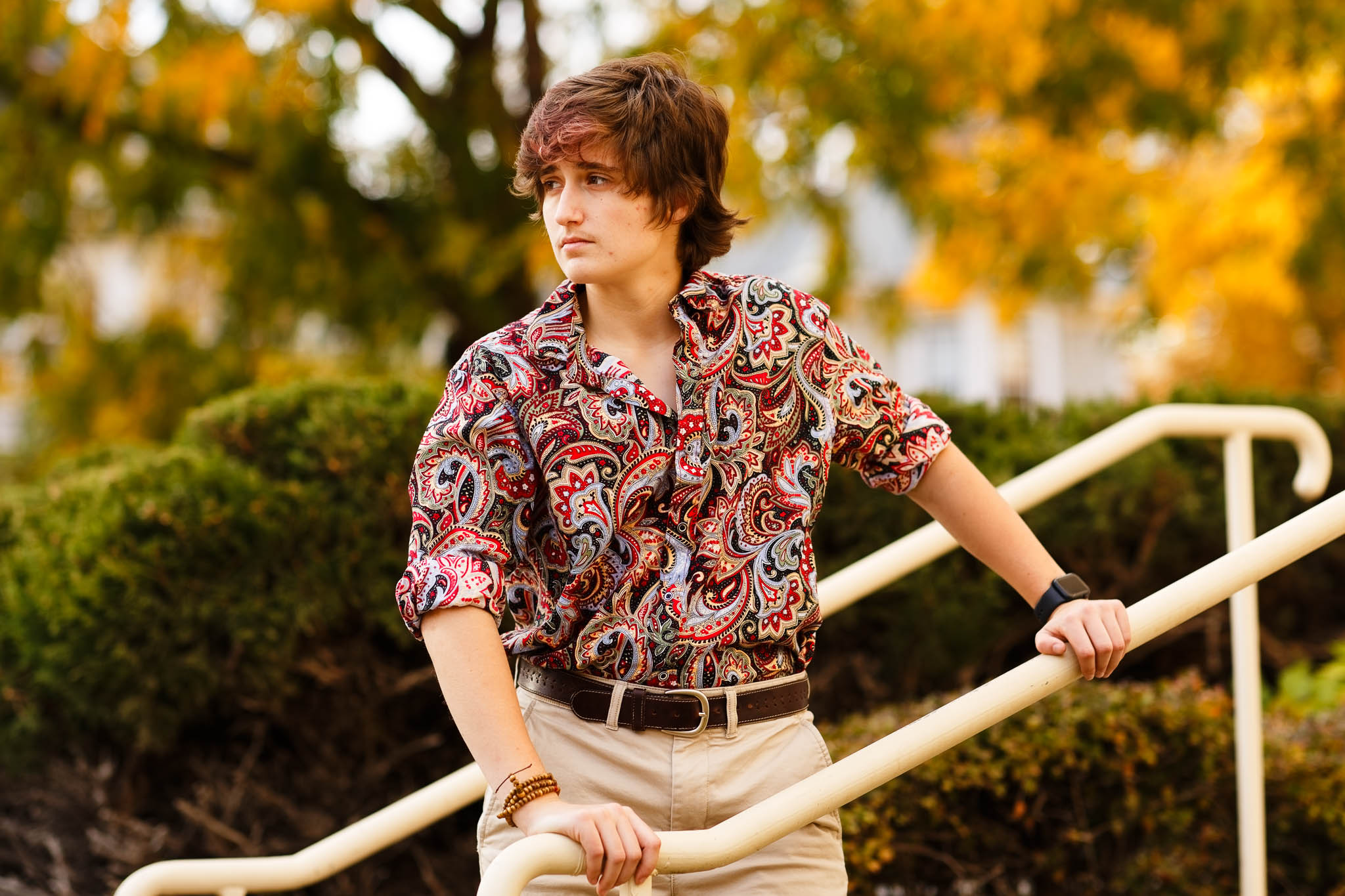 High School Senior natural posed images