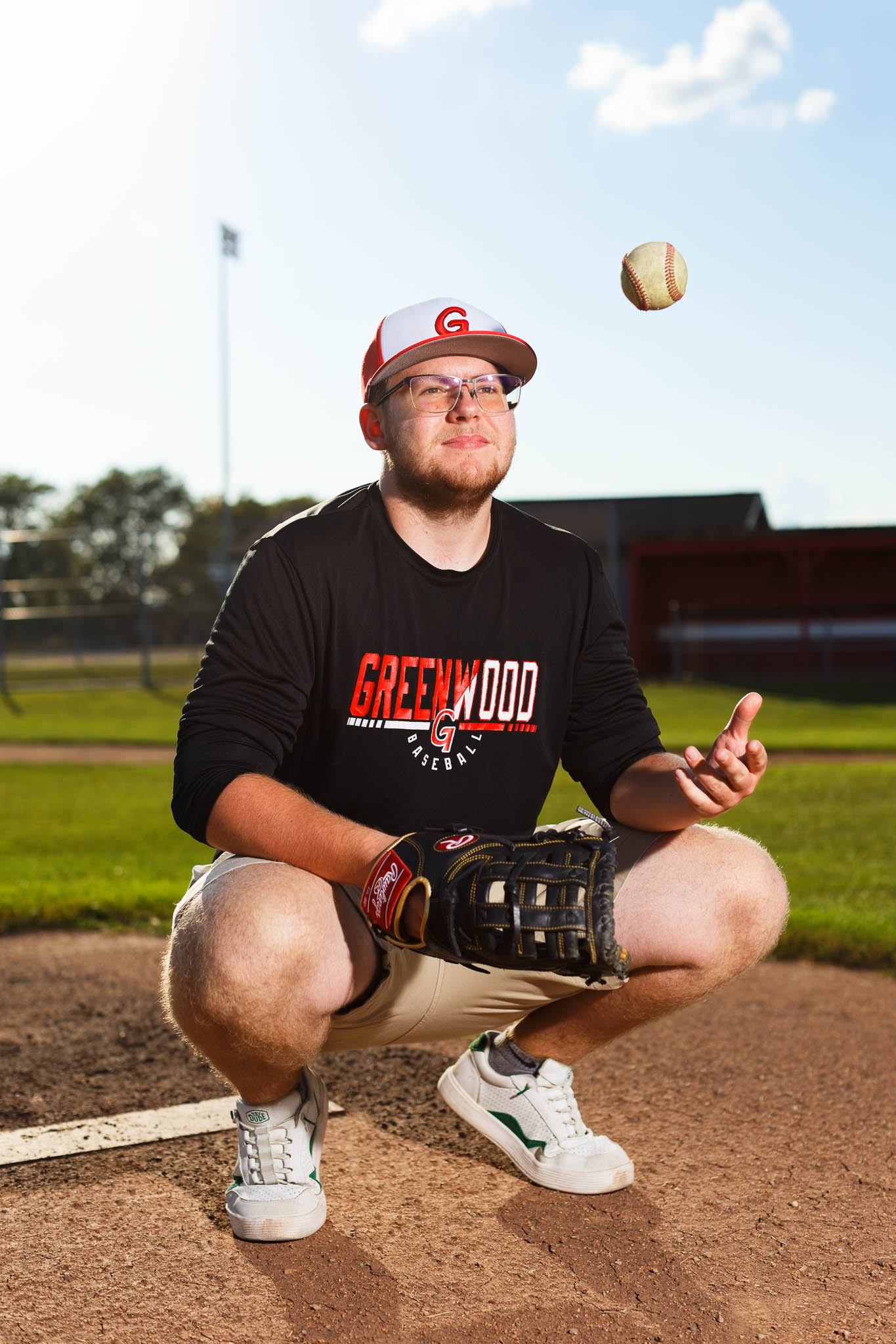 High School Senior sport baseball