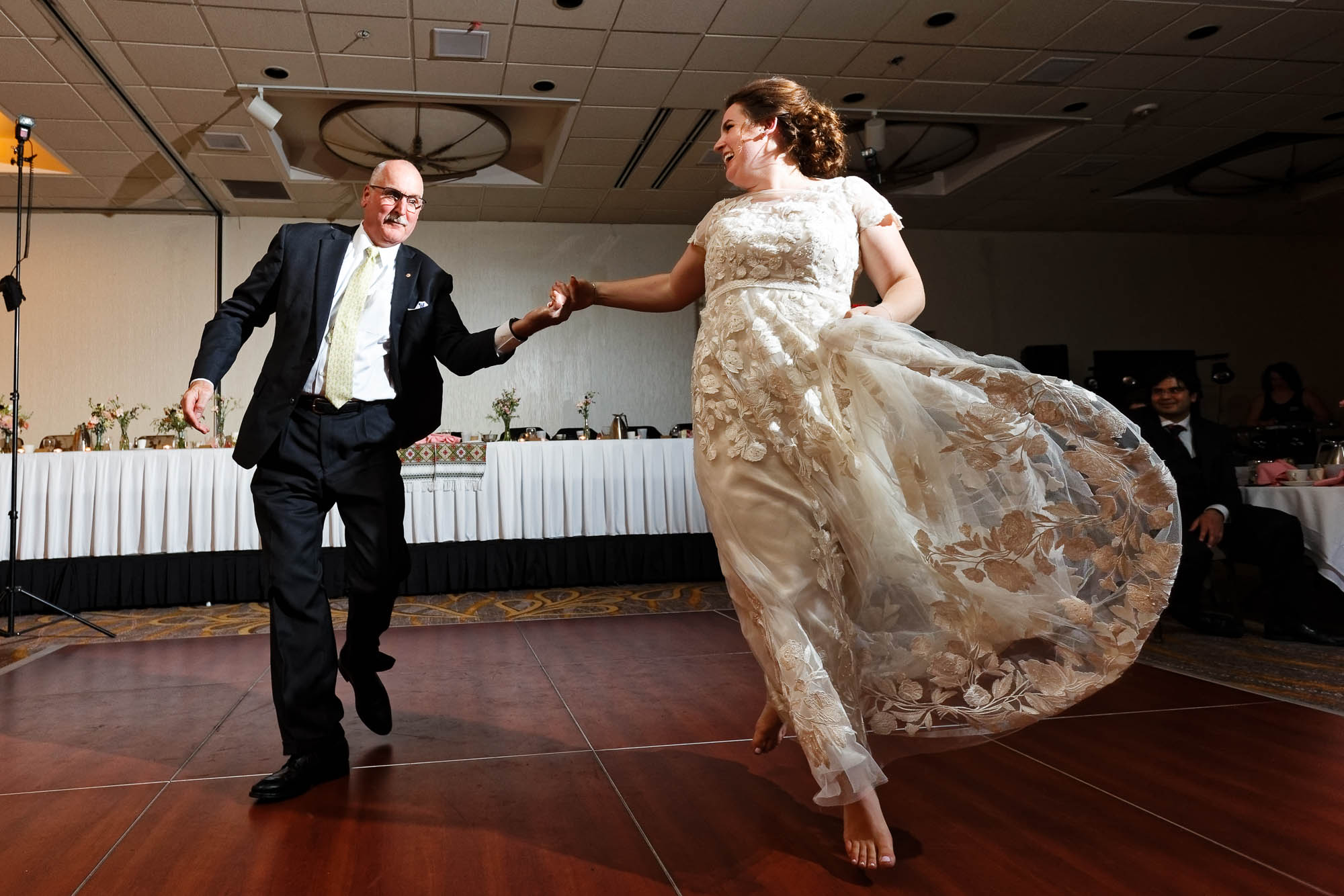 Bride and her father first dance