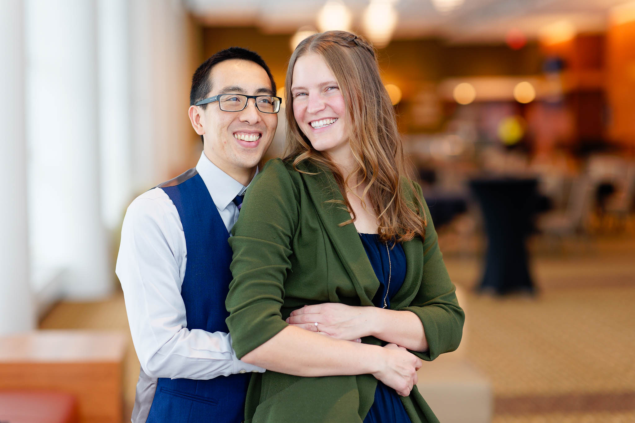 indoor Engagement photos at mayo civic center rochester mn