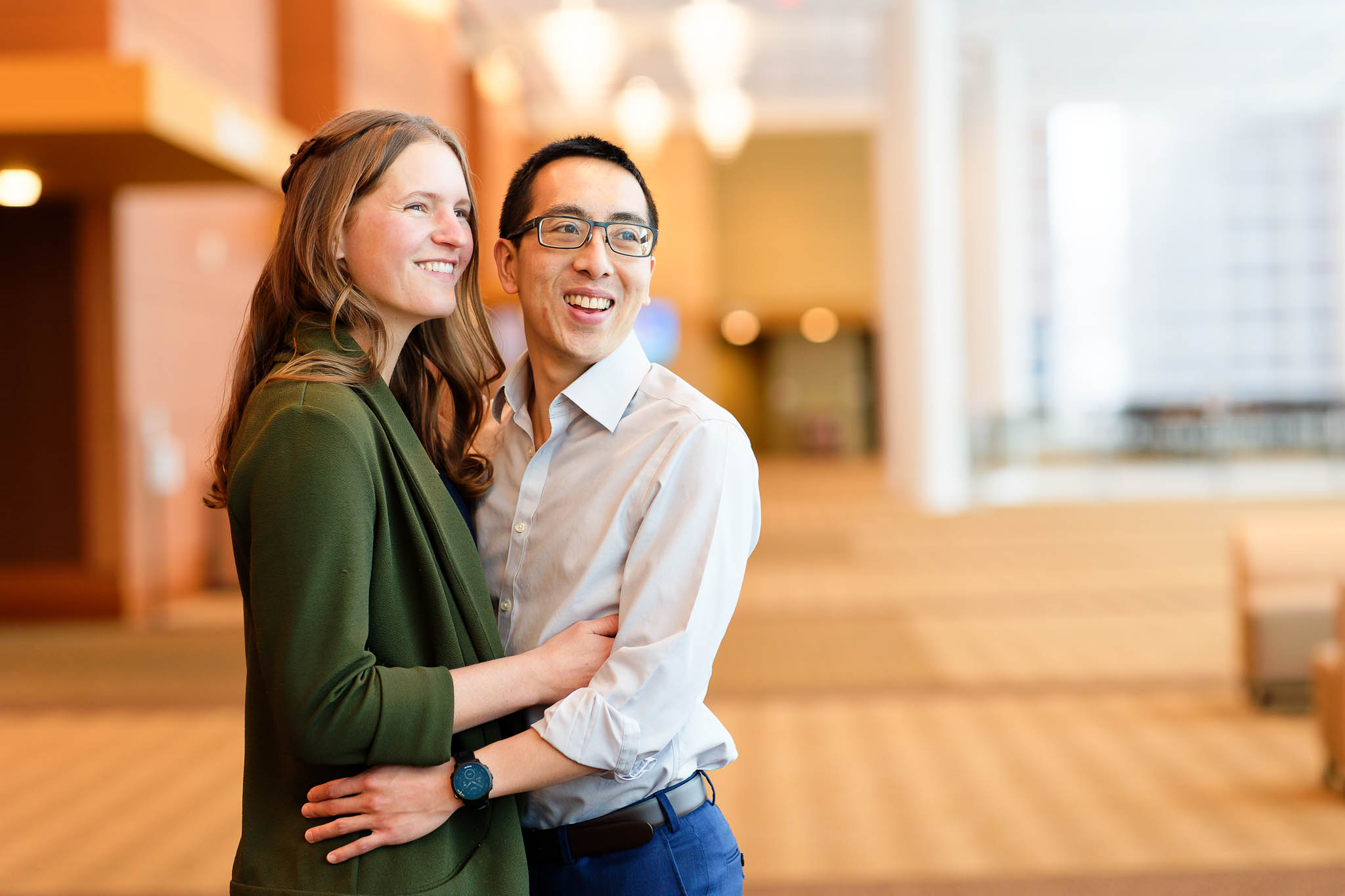 Indoor engagement session RAC Rochester MN