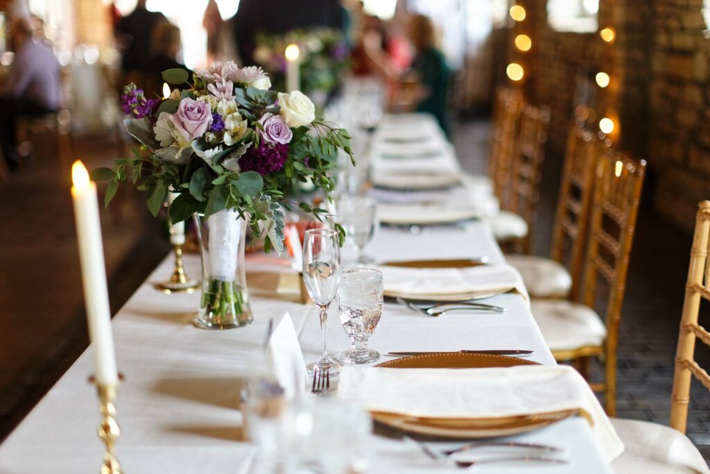 047-table Detail of decoration wedding