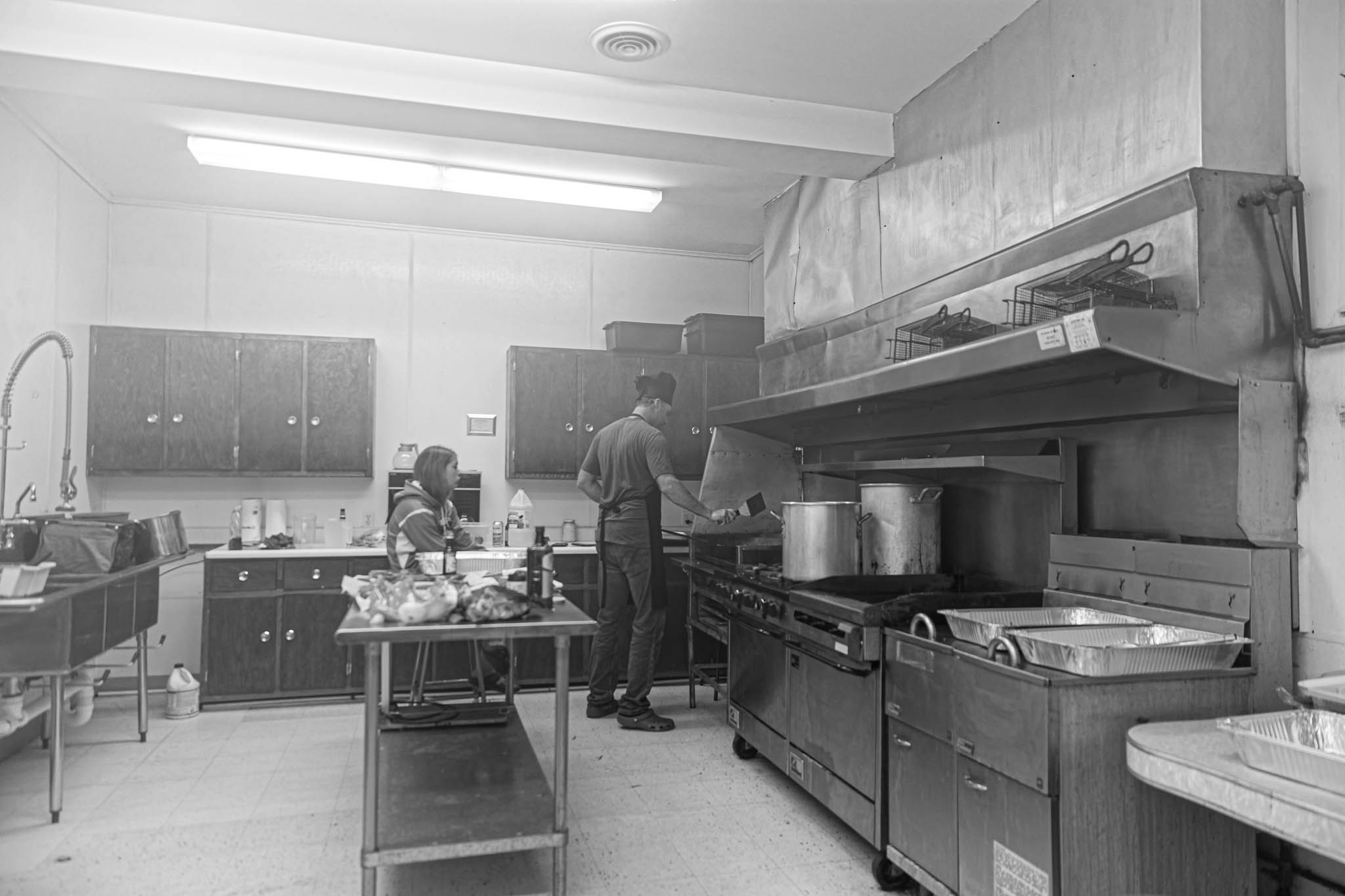 kitchen full of smoke