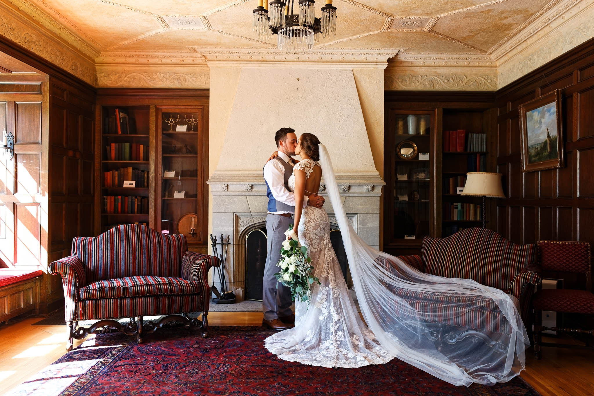 bride and groom at plummer house-2