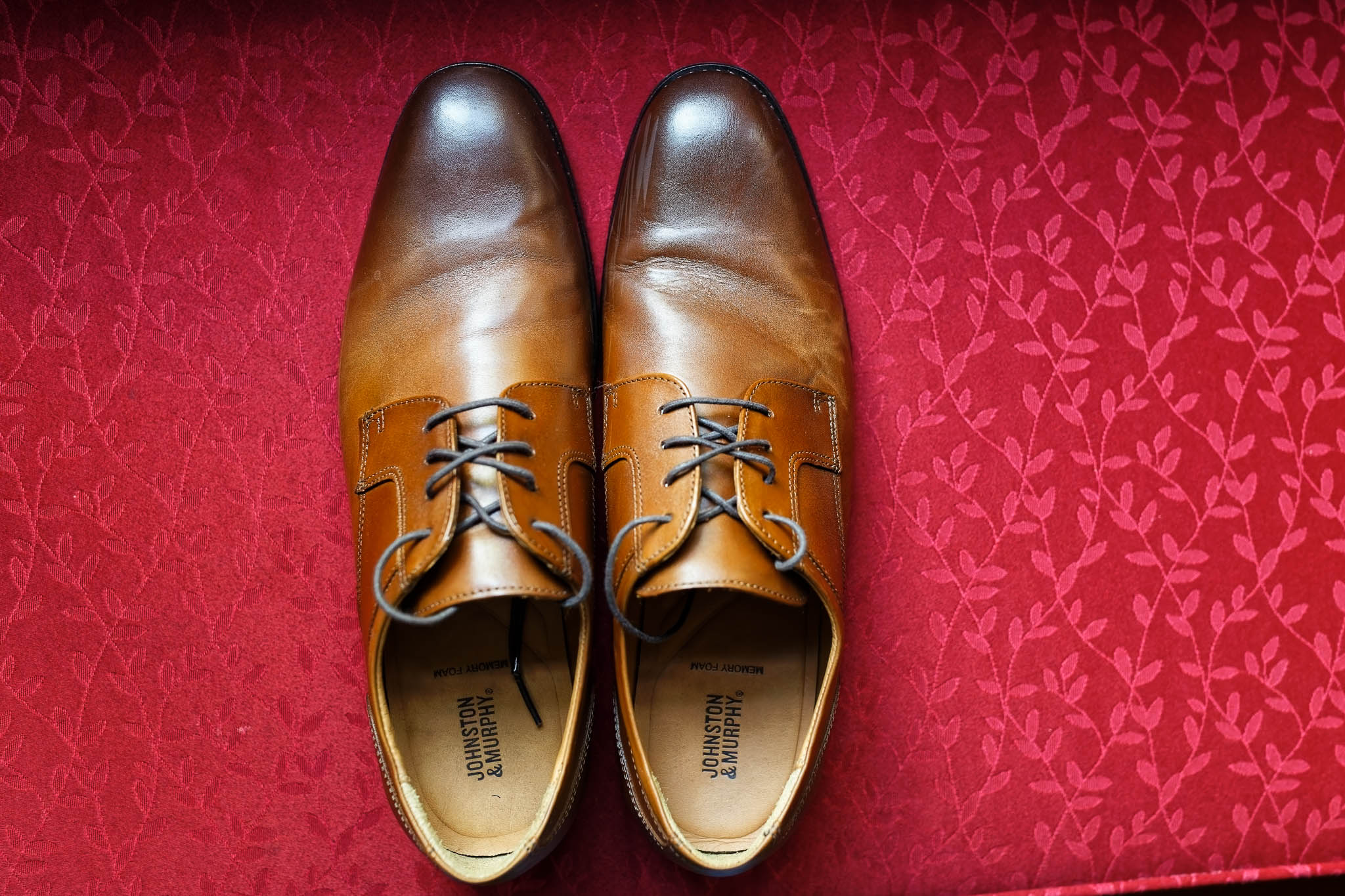 shoes details in the living room couch