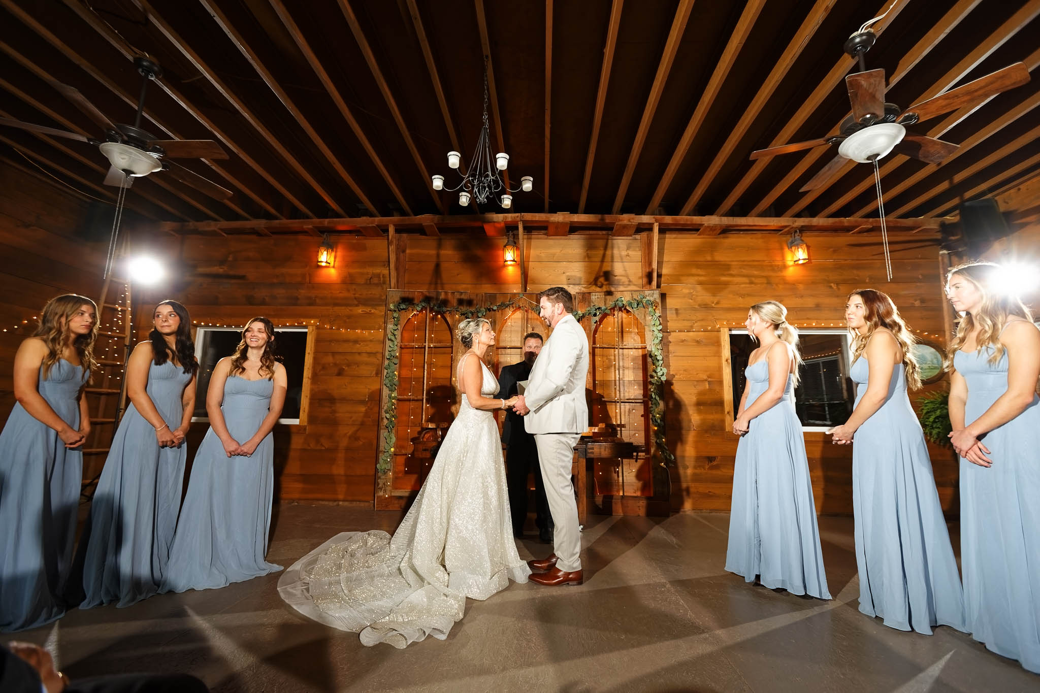 vow renewal ceremony at pond view barn
