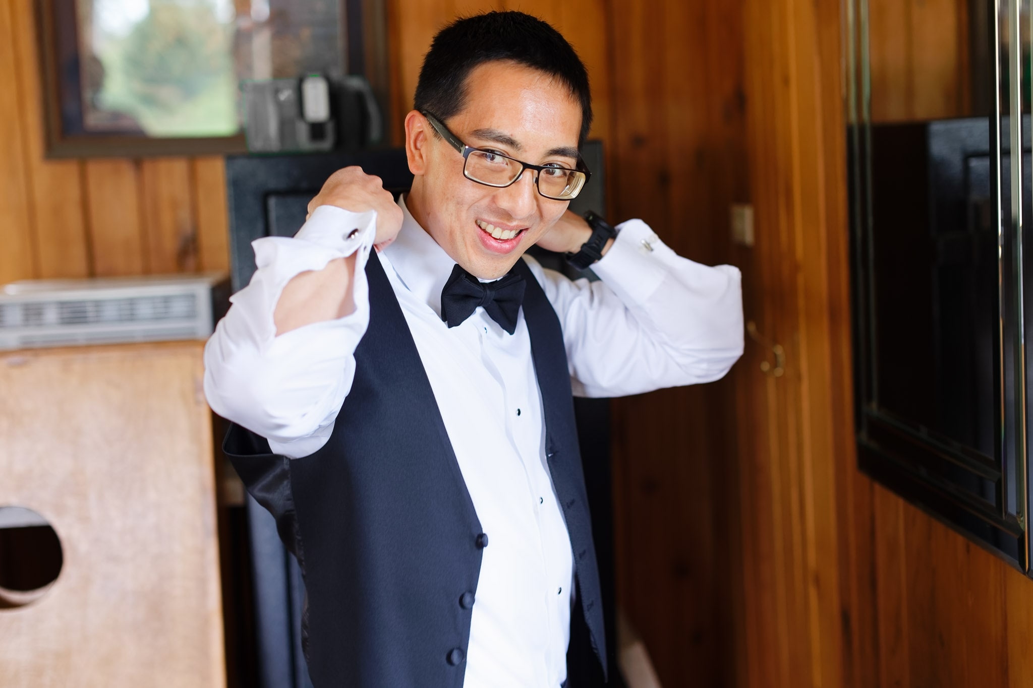grooms getting ready