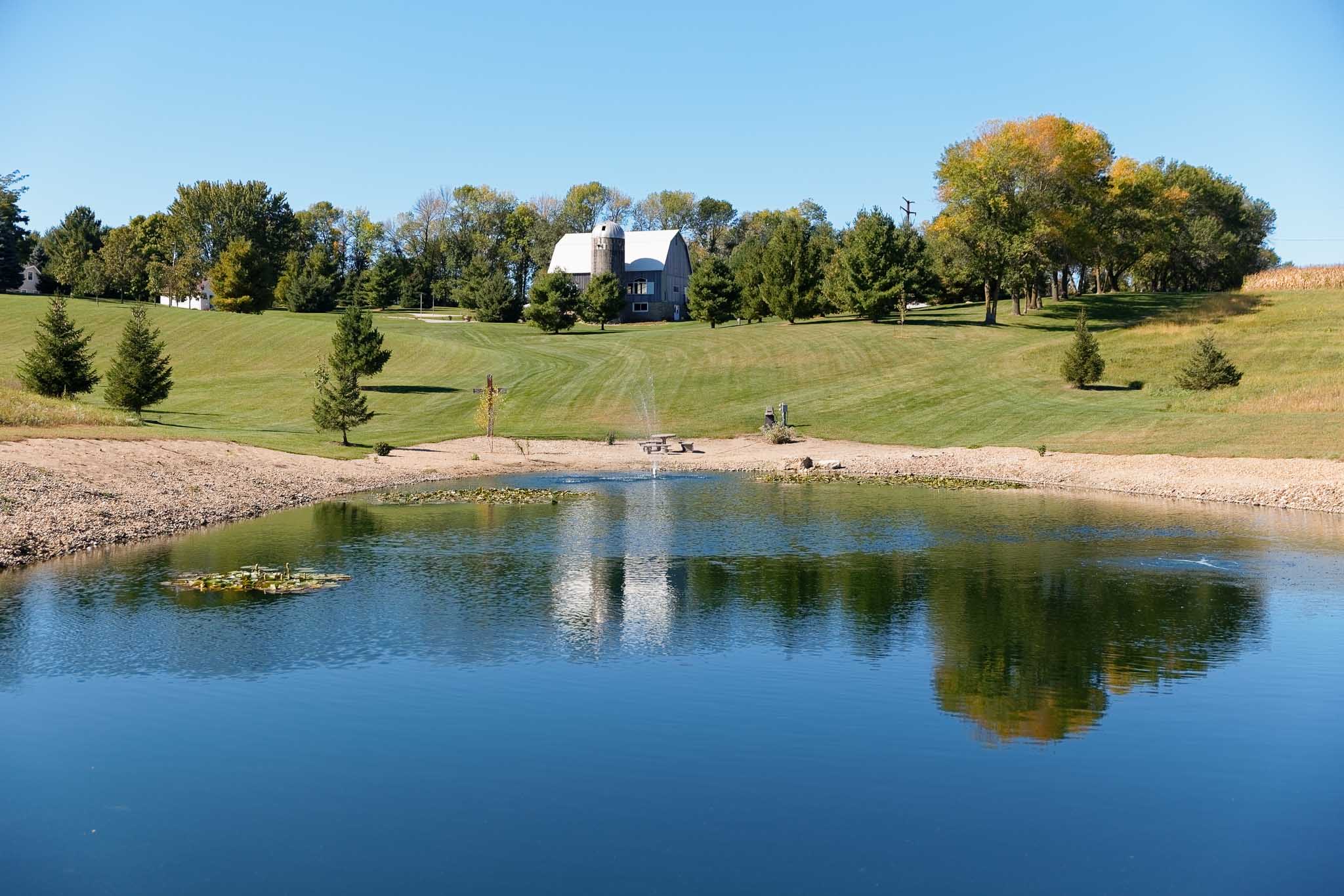 pond at pond view barn