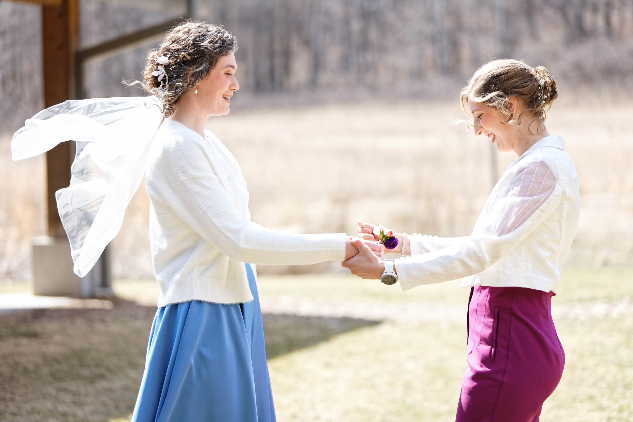 Bride and Bride frist look