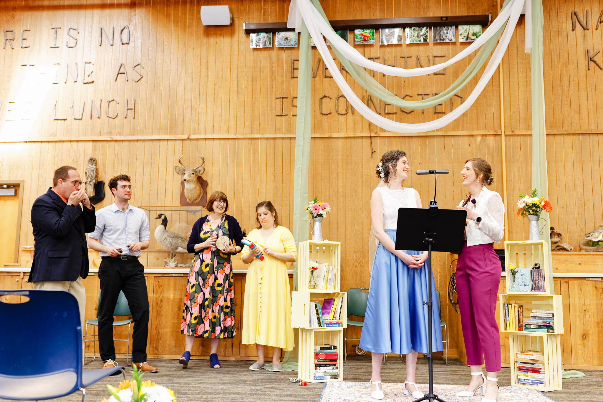 music communion during wedding ceremony