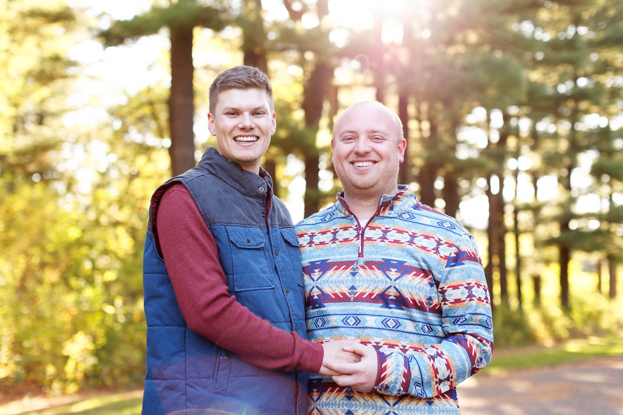 engagement photographer for gay couple