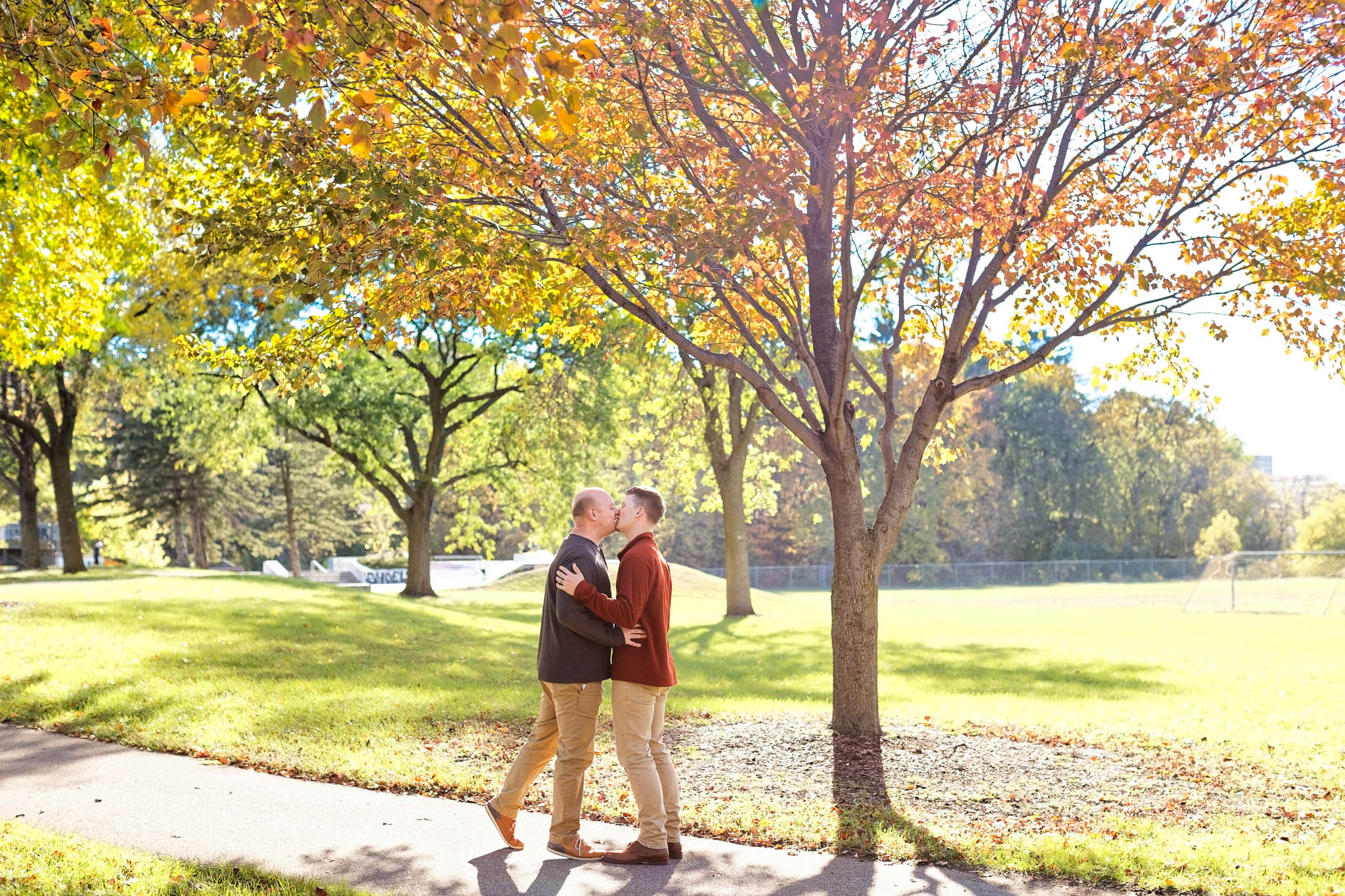 engagement session photography for same sex wedding Silver Lake Rochester MN-2