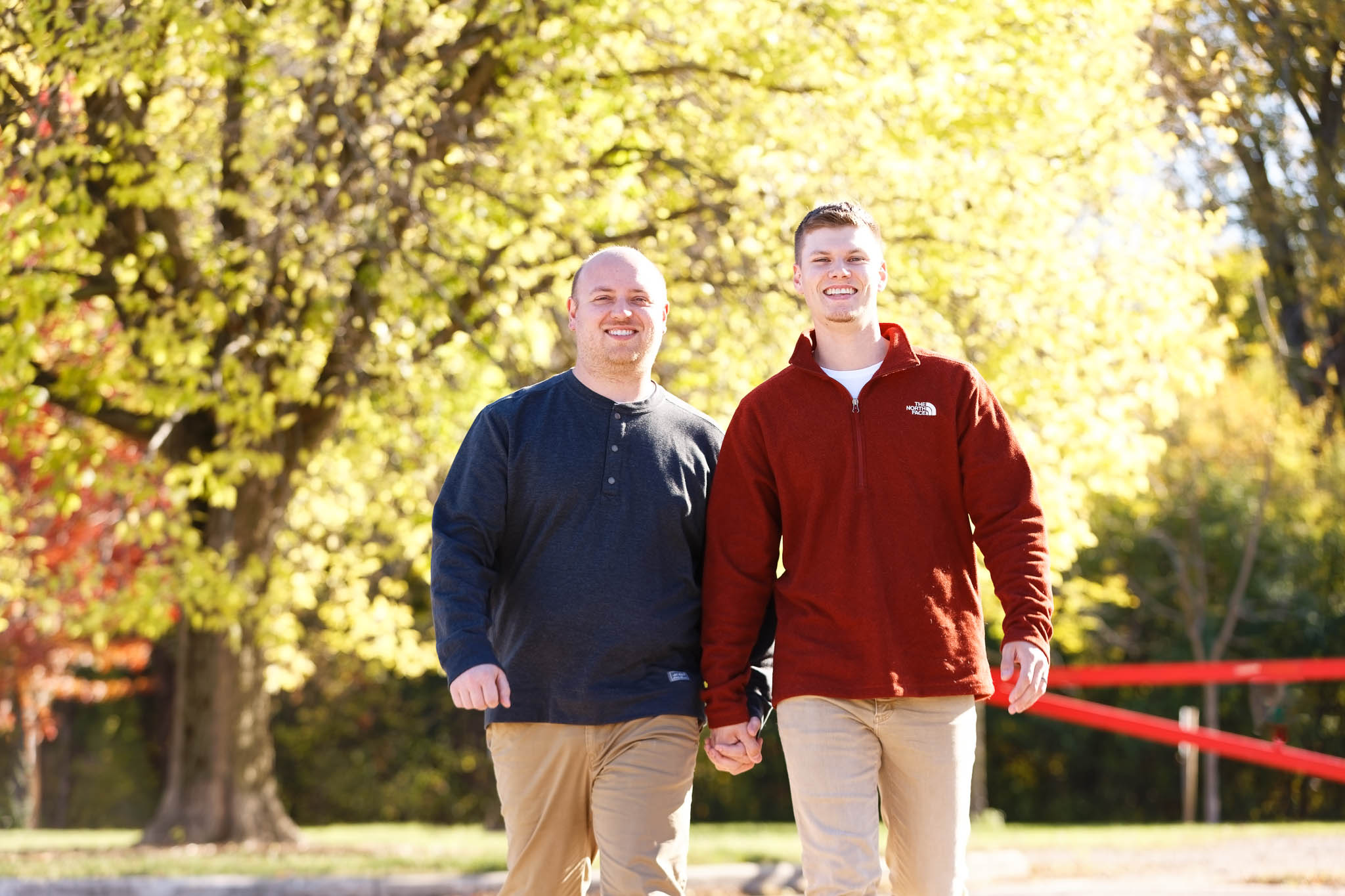 Gay engagement session Silver Lake Rochester MN