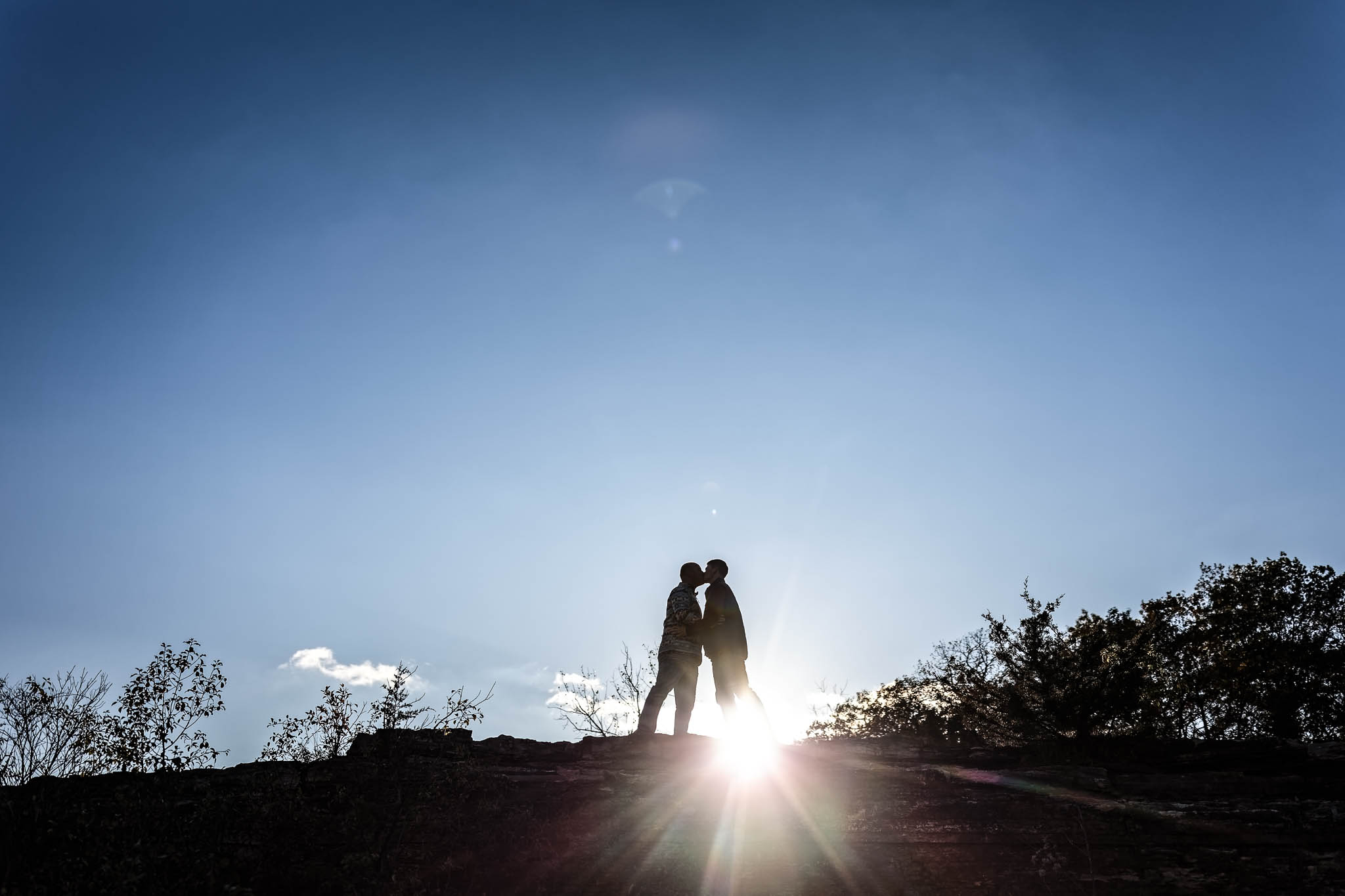 Silhouette Picture at Quarry Hill Park