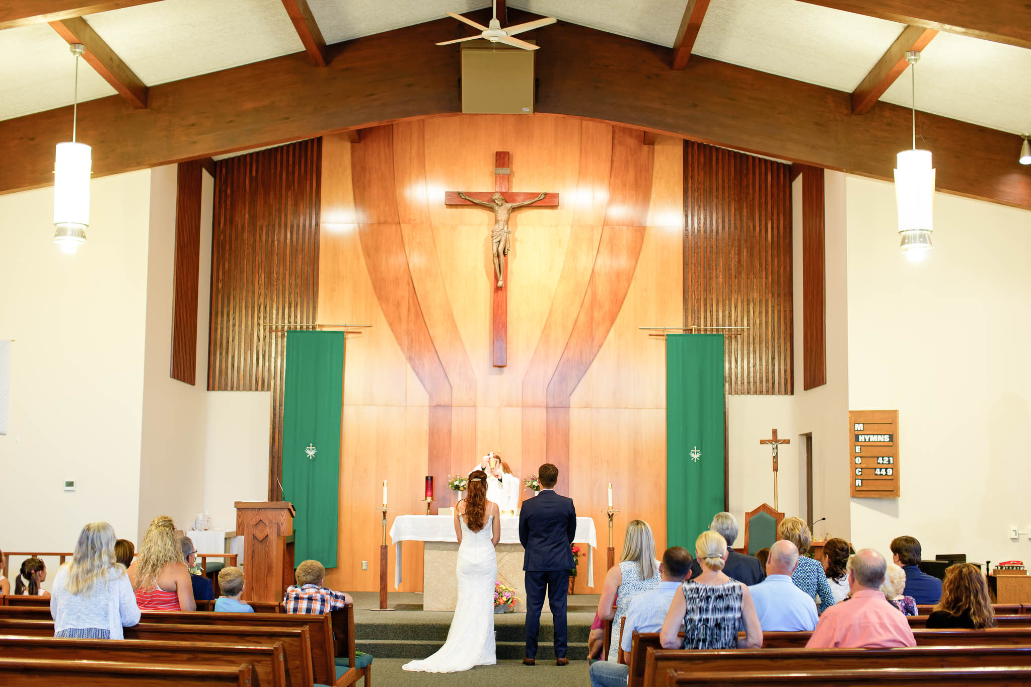 wedding photography Saint Peter and Paul Catholic Church Mazzepa MN