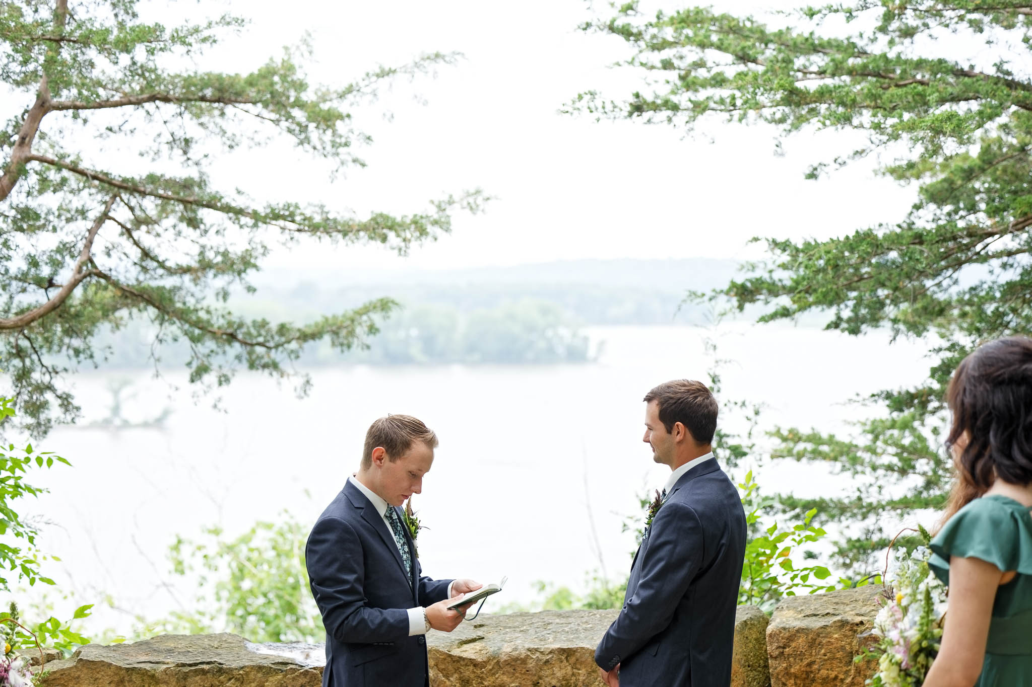gay wedding vow exchanges