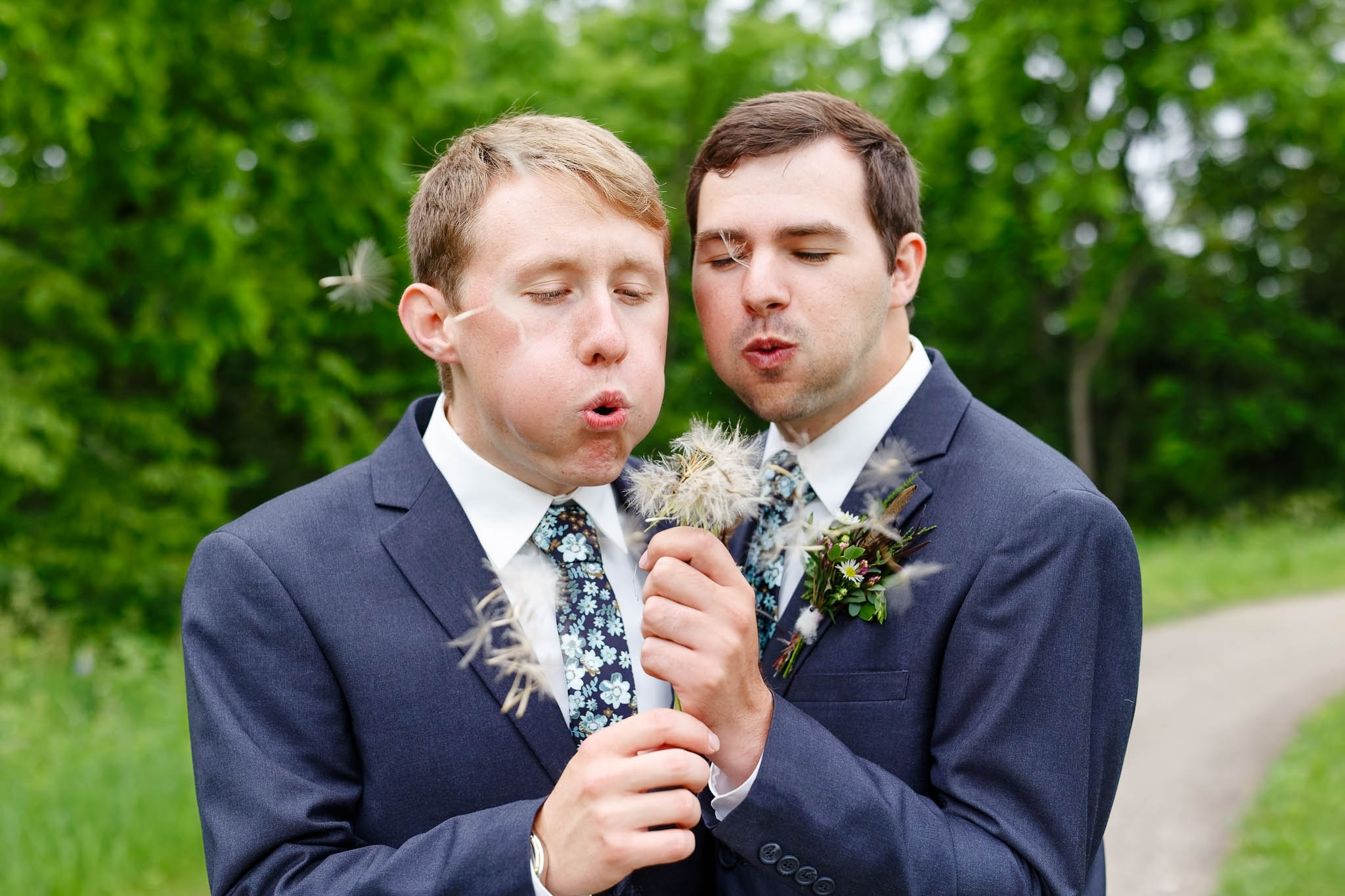 same sex wedding at Schaar's Bluff Gathering Center-5