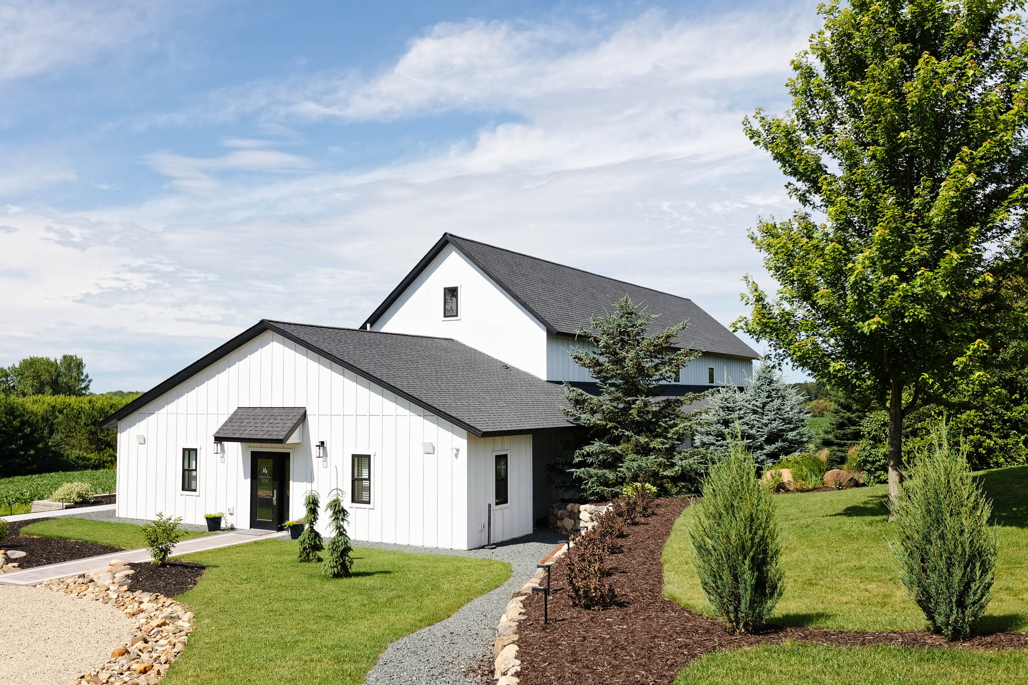 Spruce Hill Event Center and landscape