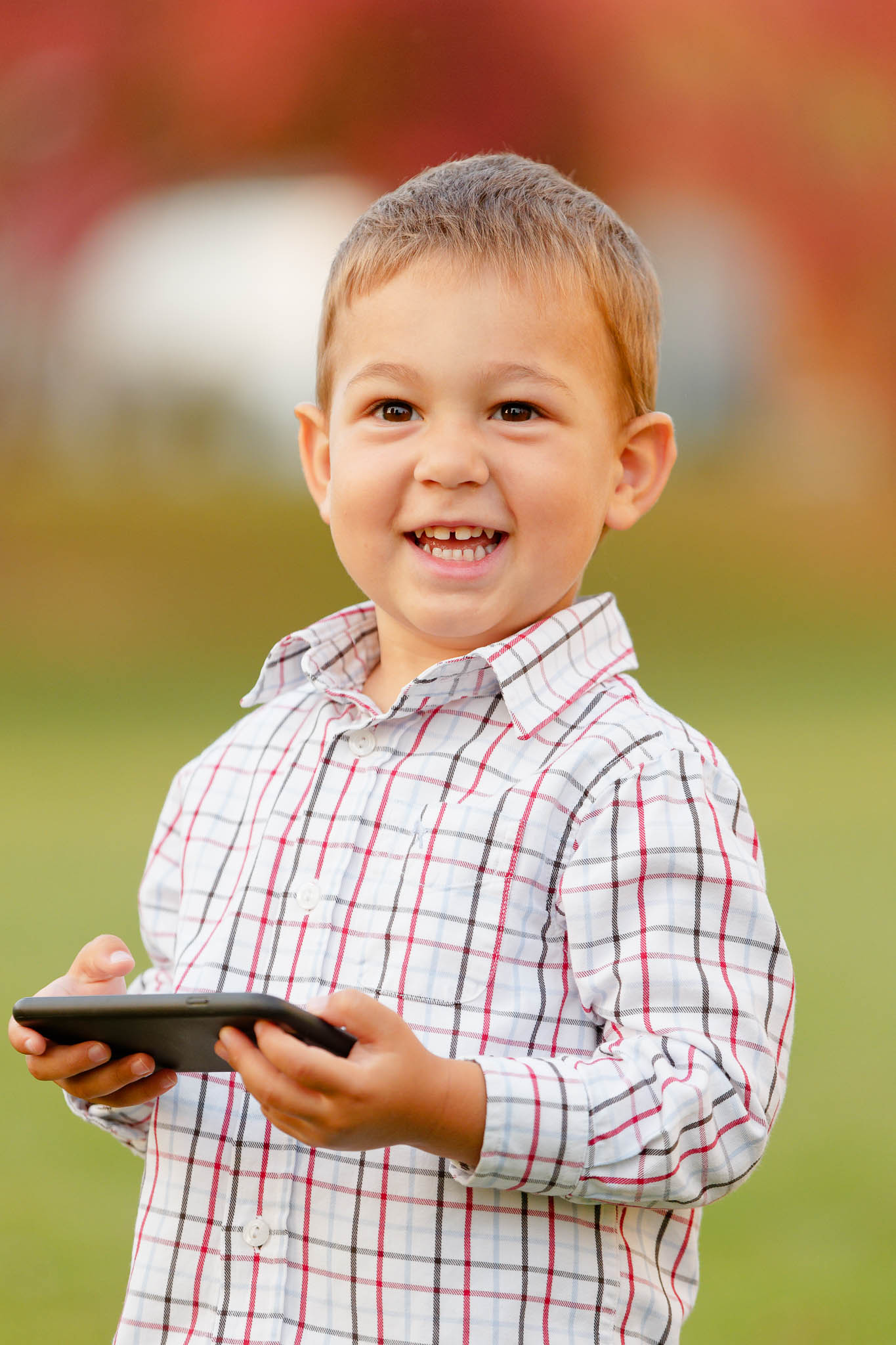 3 years old toddler laughting