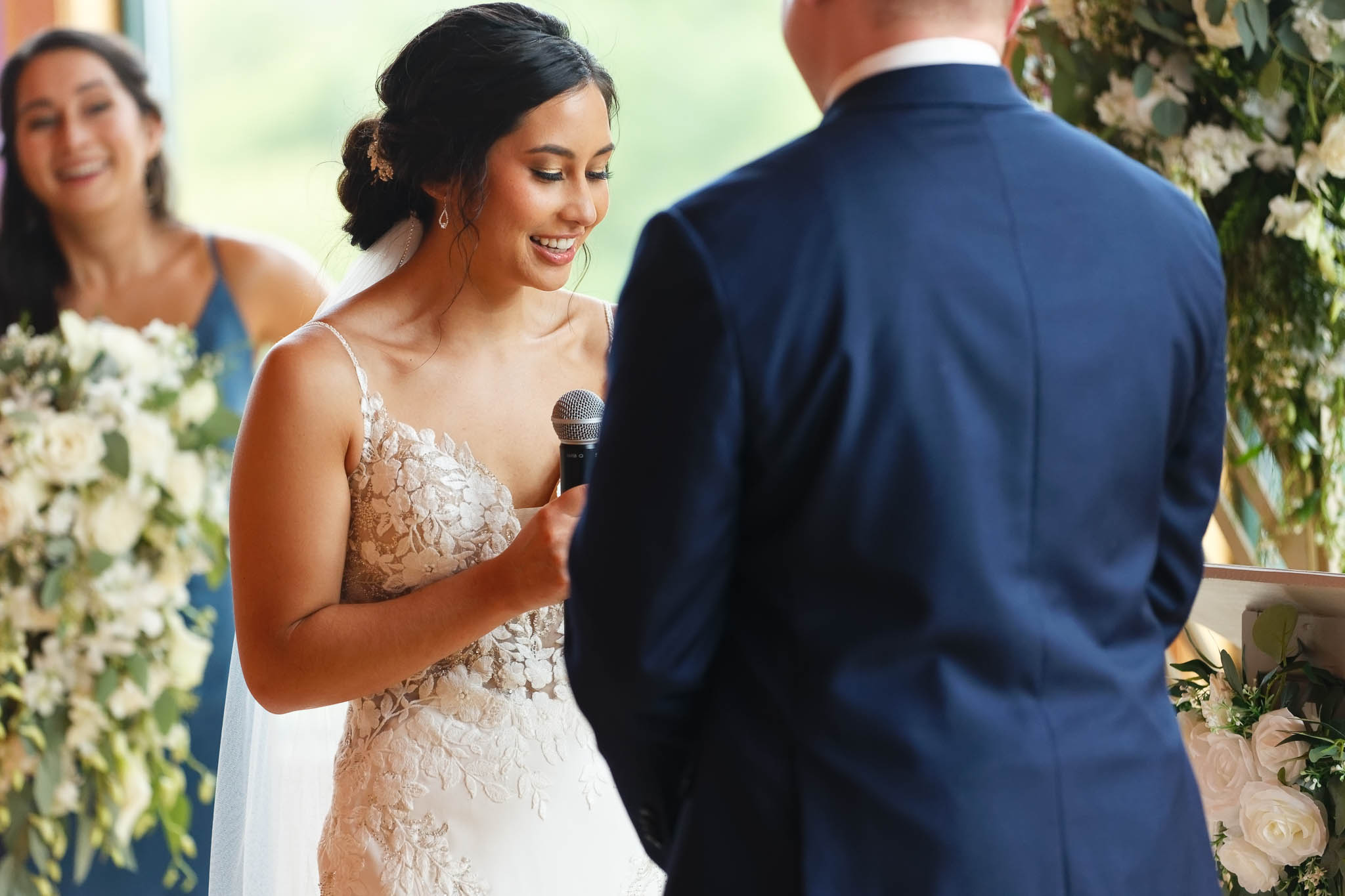 bride trying not to cry during the ceremony-4