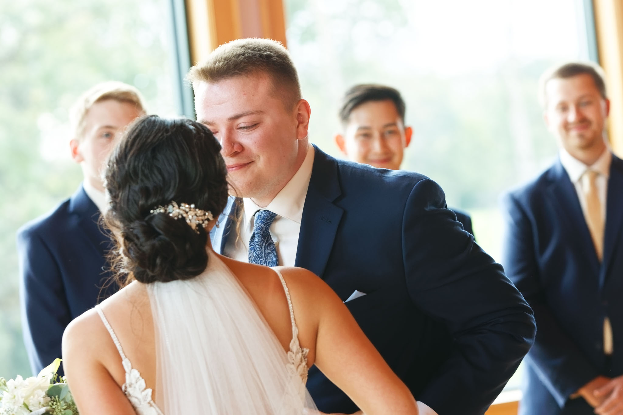 emotion and tear at wedding ceremony-2