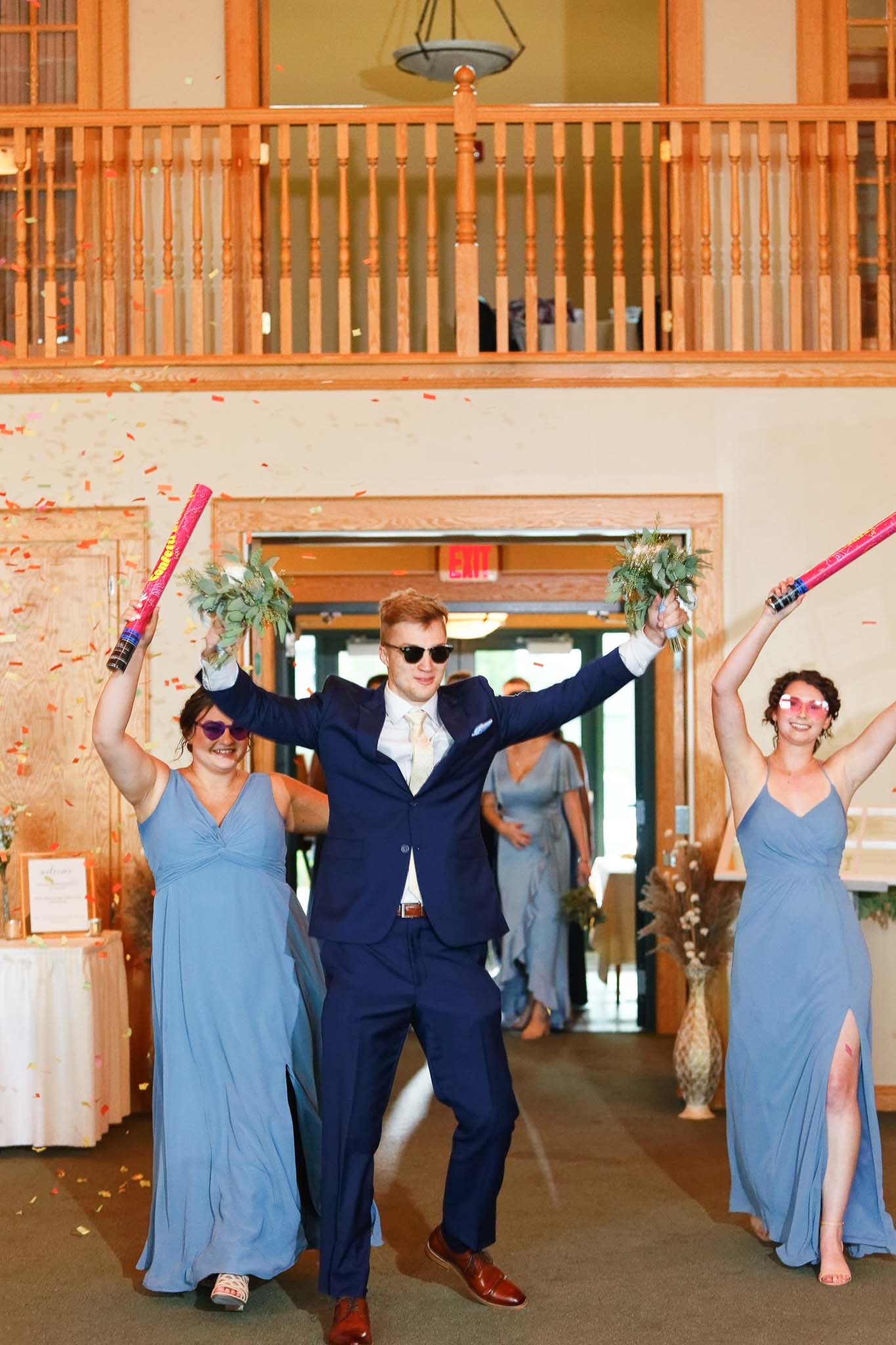 wedding reception grand entrance fun moves