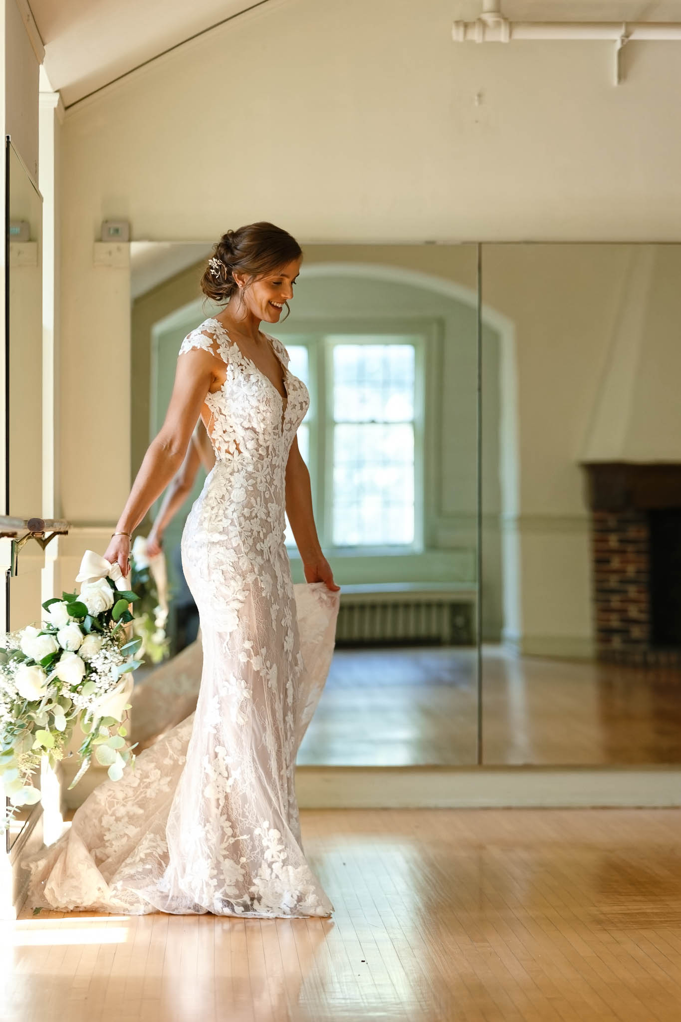 bride and the attic ballroom