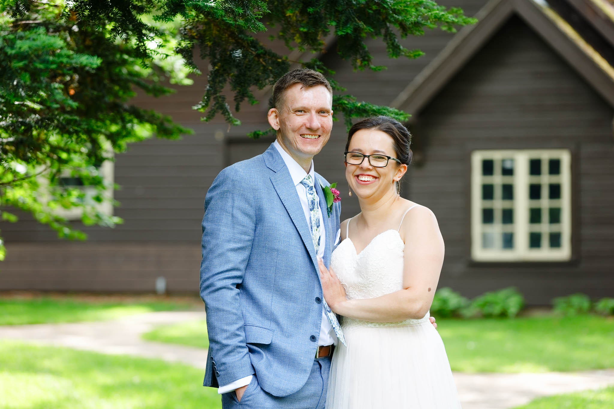 wedding photography plummer house bride and groom portrait