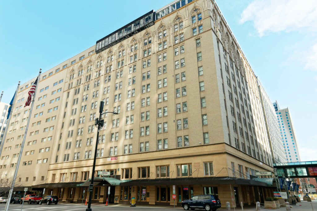 The Kahler Grand Hotel brick facade-3