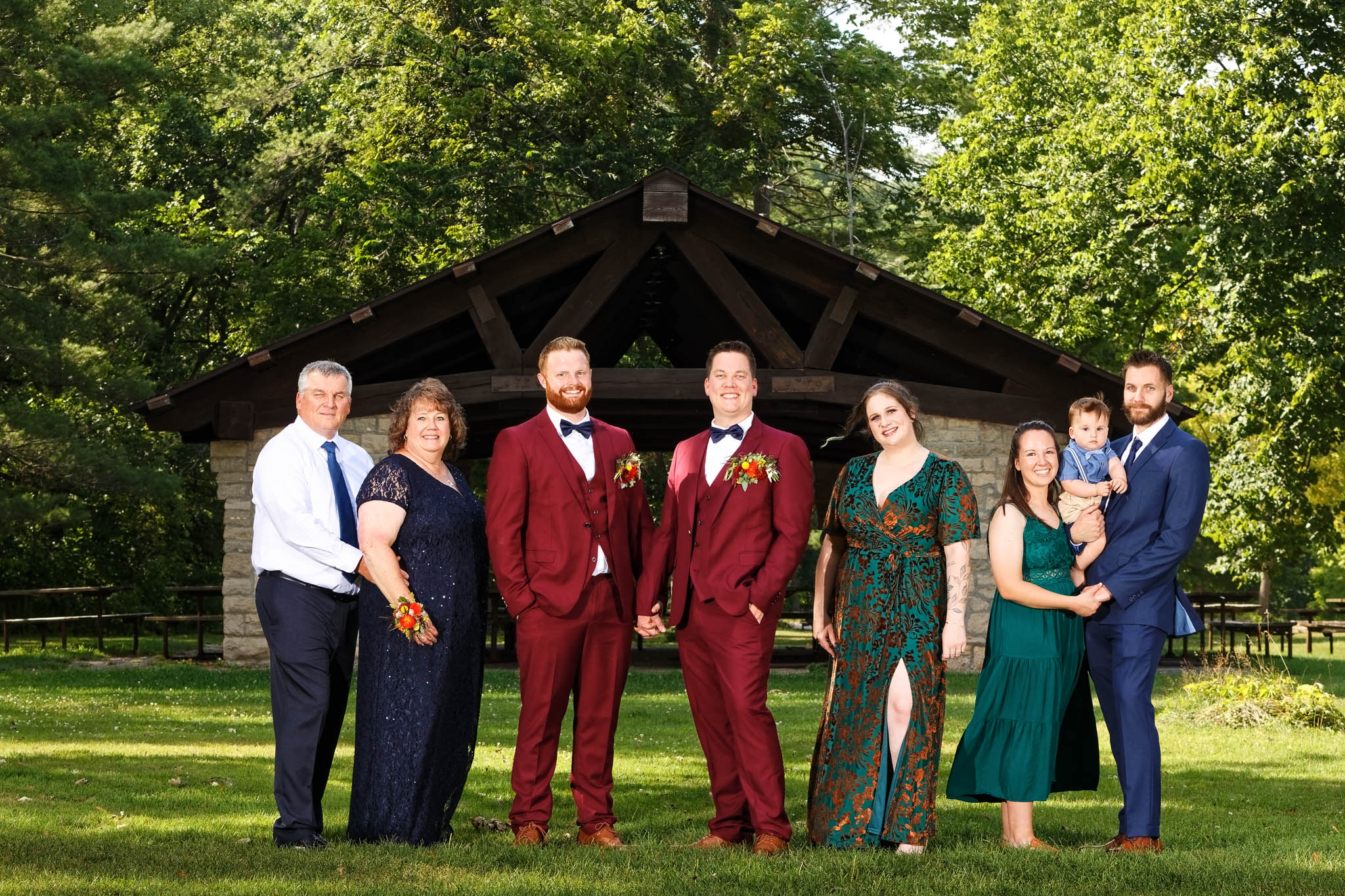 family group photo at Whitewater State Park Alutra MN