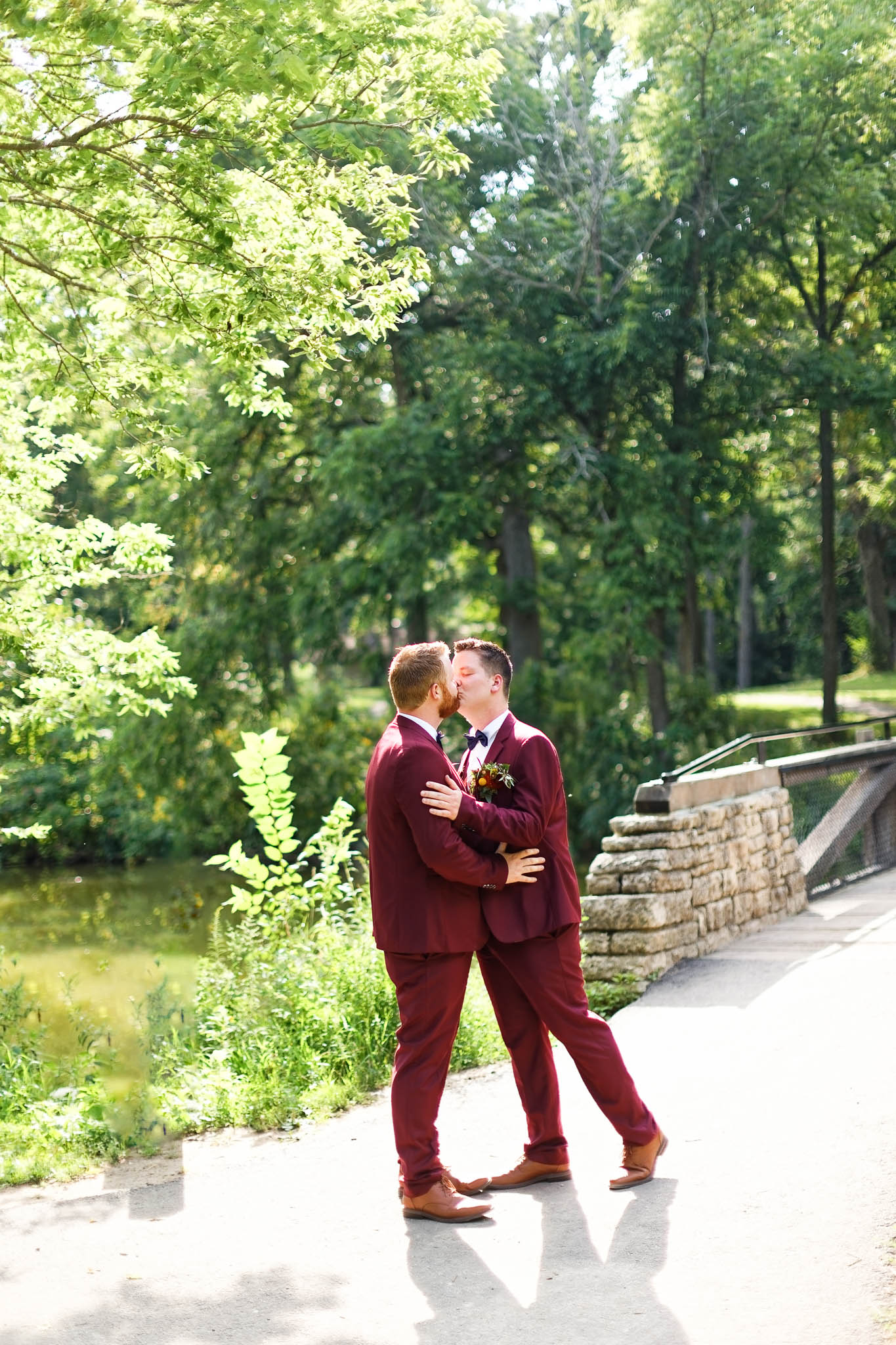 Newly married couple at Whitewater State Park Alutra MN