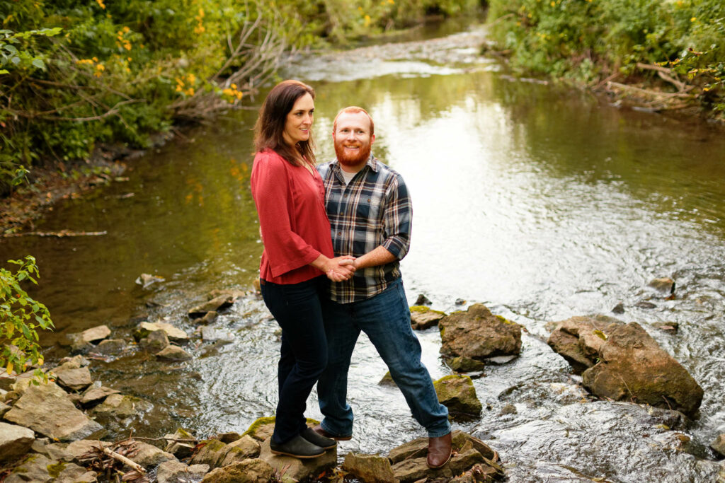 Engagement session and the Willow Creek
