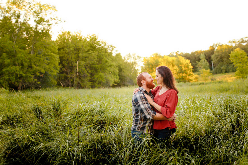 Photo on the tile grass area on the west side of Willow Creek Reservoir Park