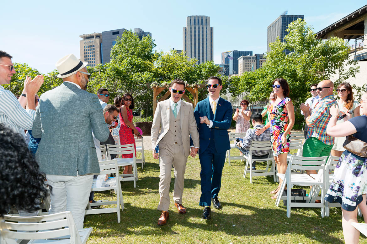 Same-sex wedding at Minnesota Boat Club
