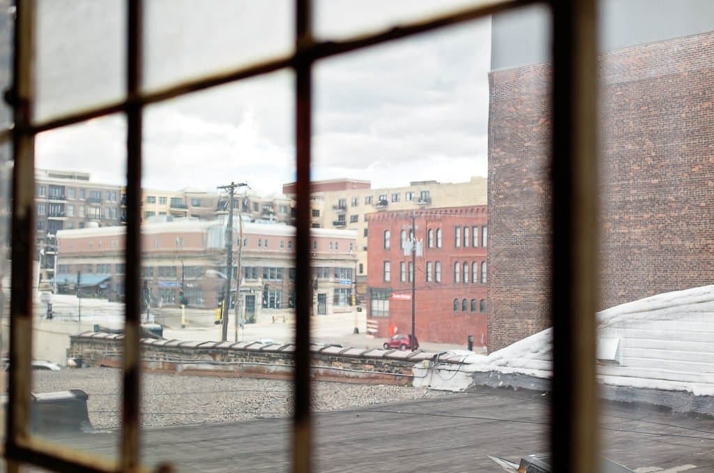 view from the makeup room