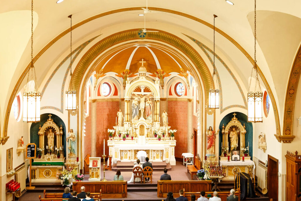 St Joseph's Miesville wedding photos