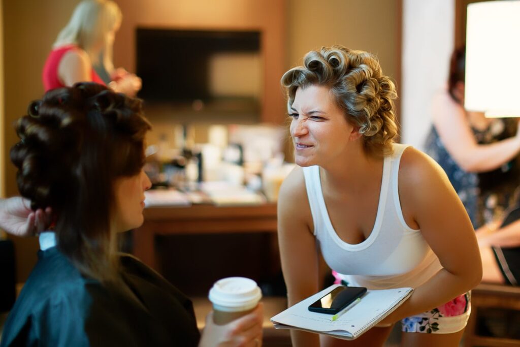 bride getting ready lowertown