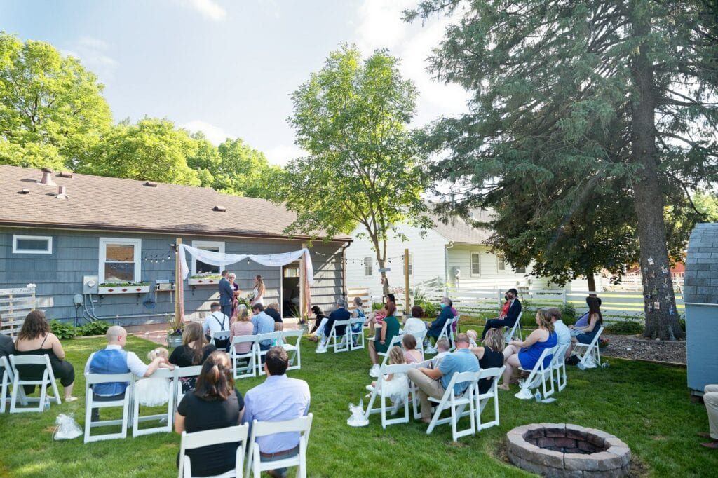 backyard wedding