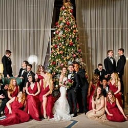 group pictures Group pictures during christmas wedding