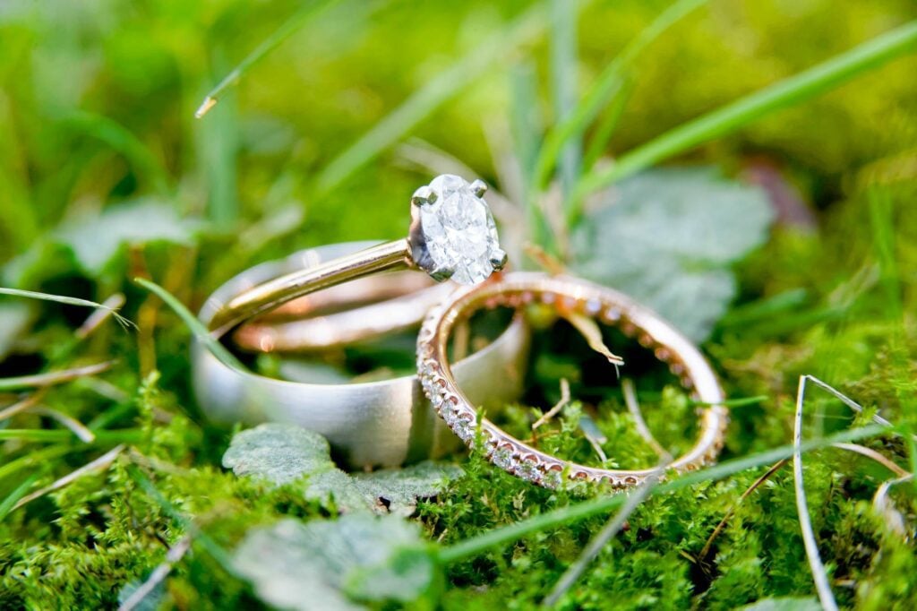 rings on the grass