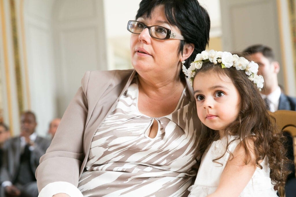 grand mother and grand daughter