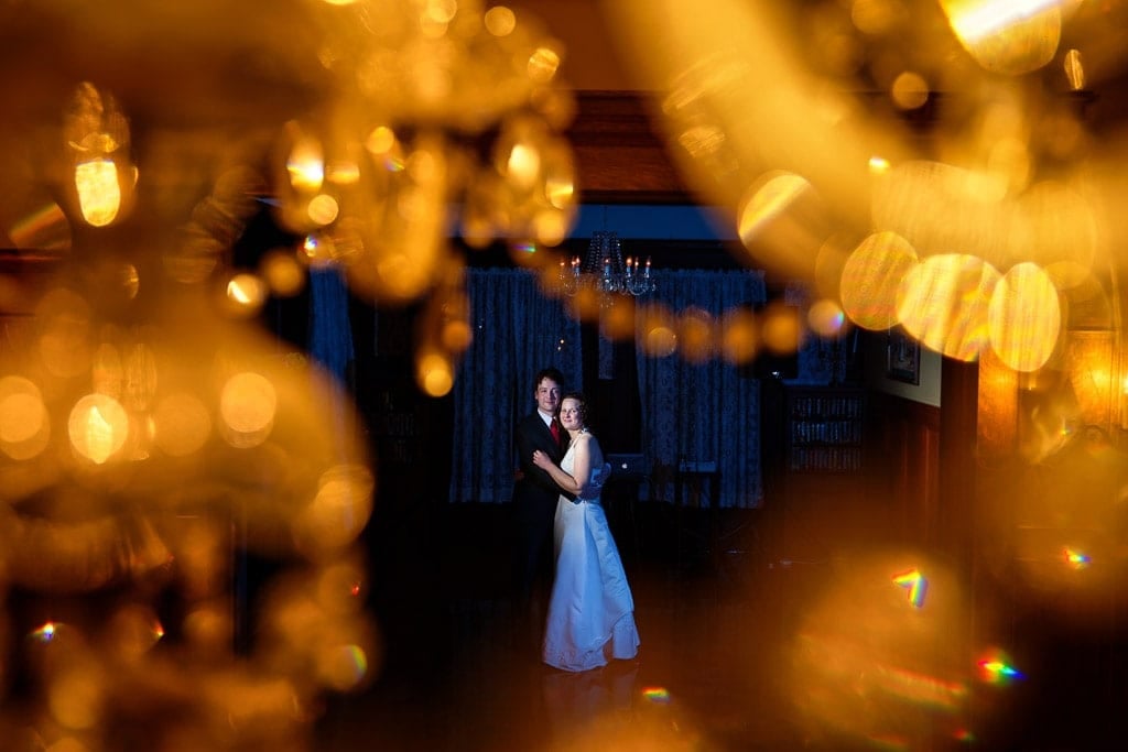 artistic creative wedding image at the Summit Manor in Saint-Paul MN