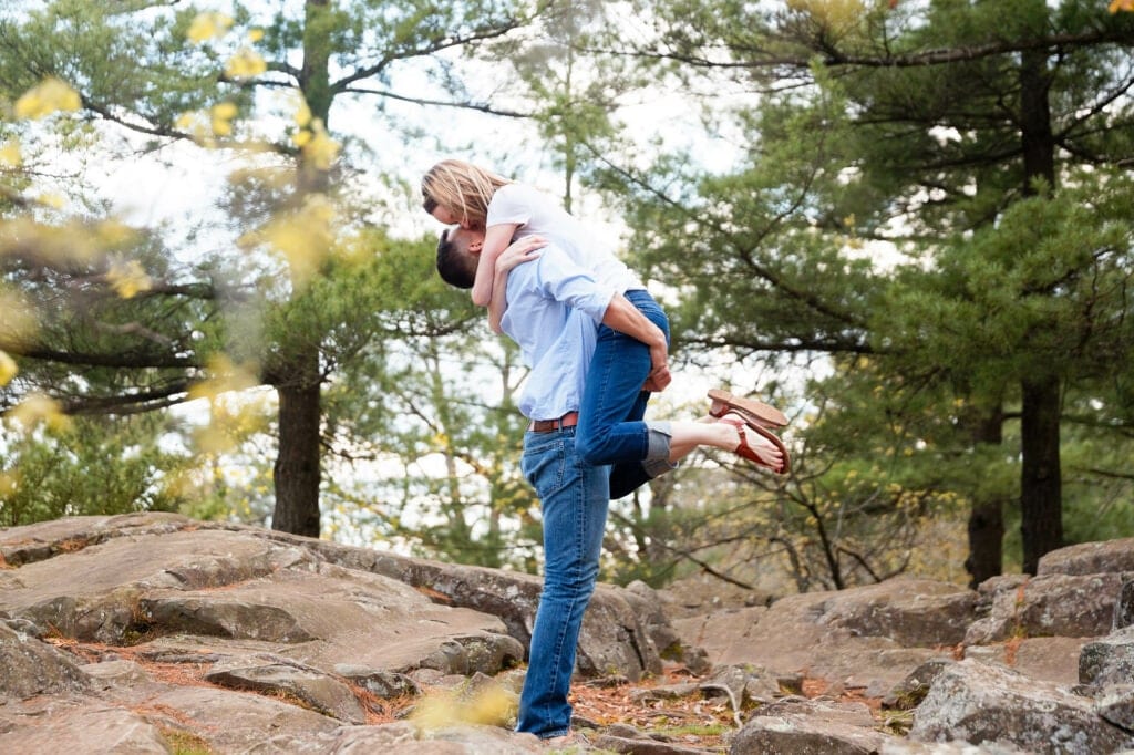 surpise proposal at tayllor falls mn