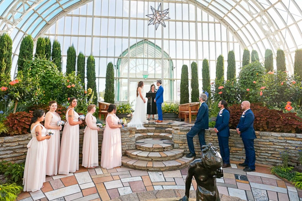 getting married in a green house