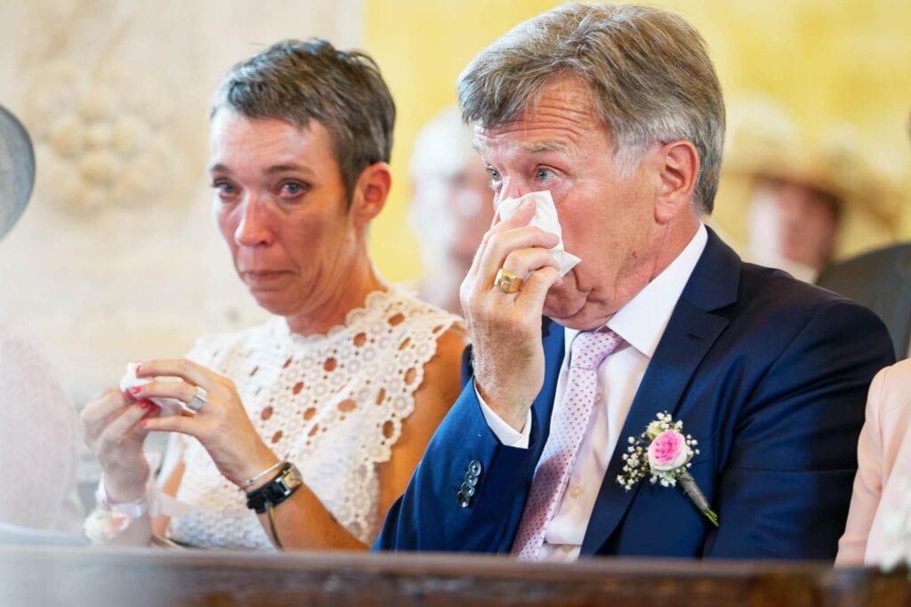 emotion during wedding