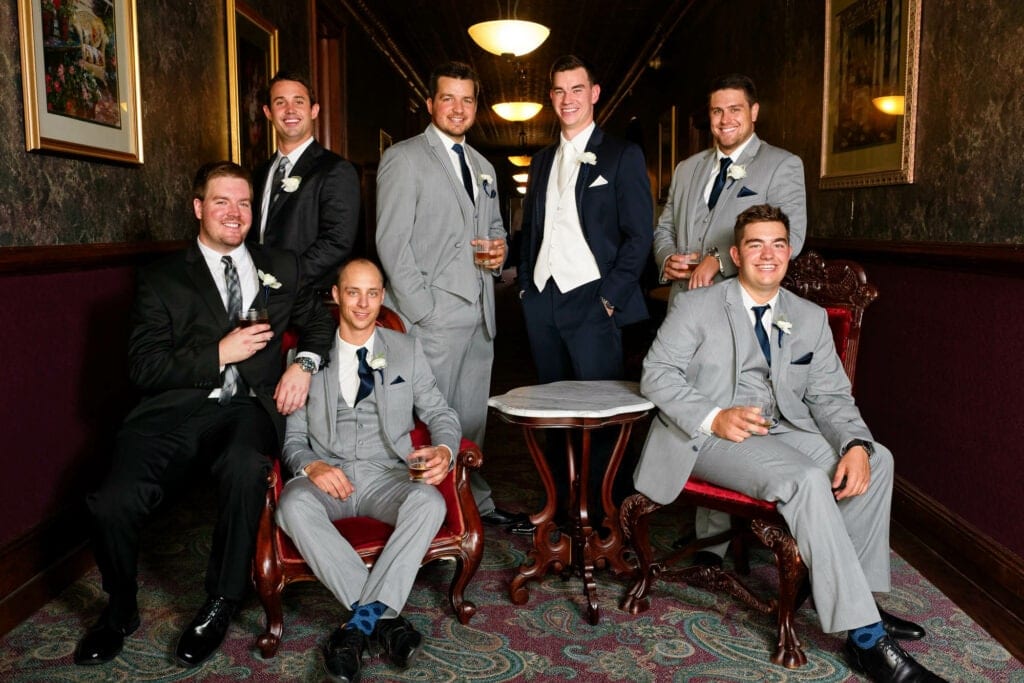 groom groomsmen and ushers