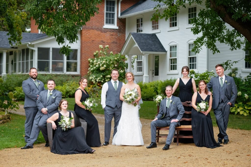 bridal party historic house