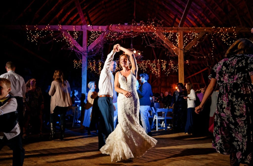 first dance in a barn