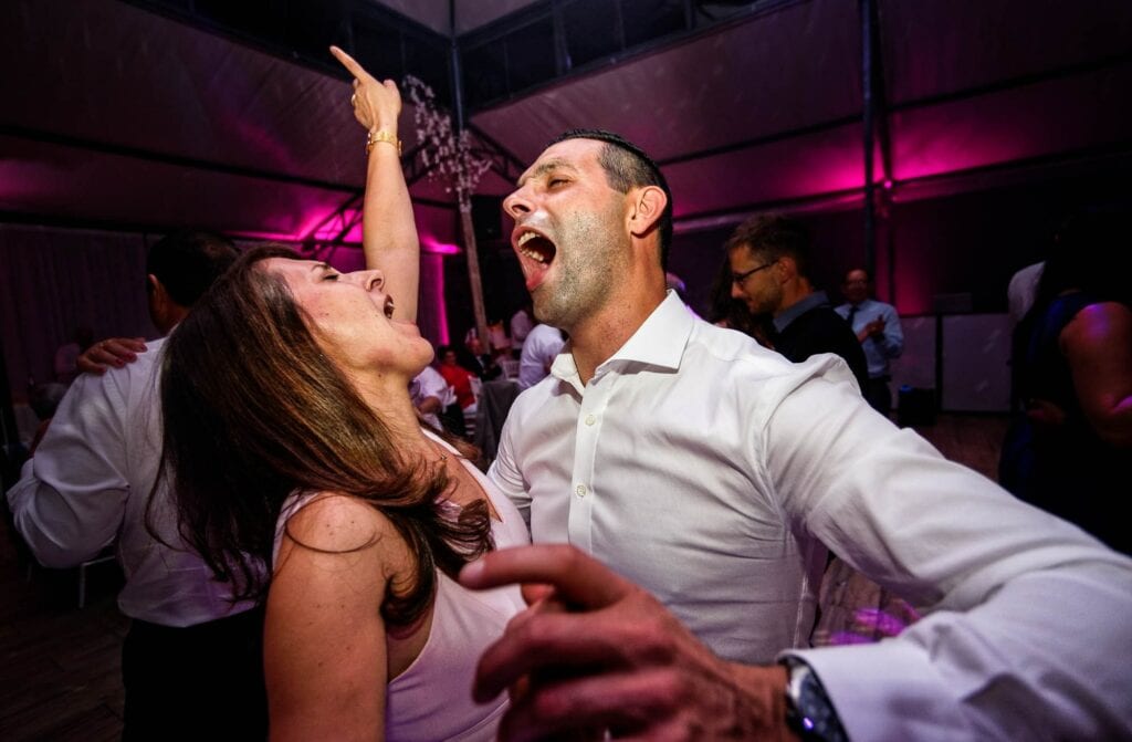 guests having fun on the dancefloor