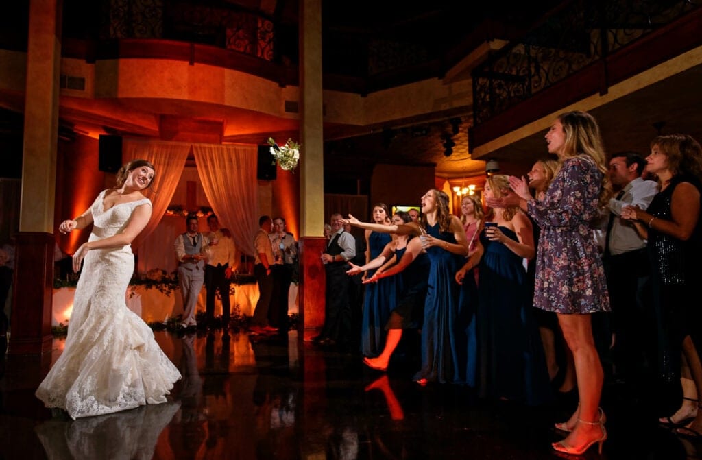 the bouquet toss